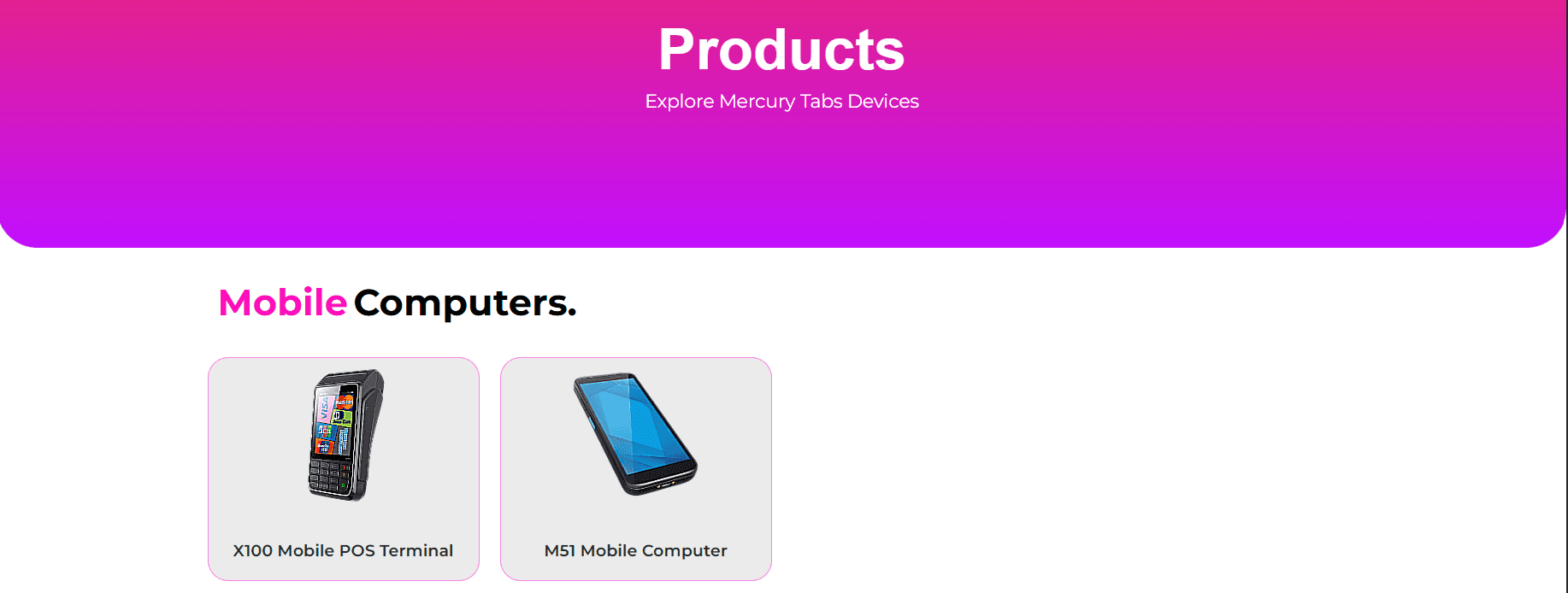E-commerce webstie